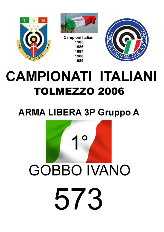 2006 Gobbo Ivano Arma Libera