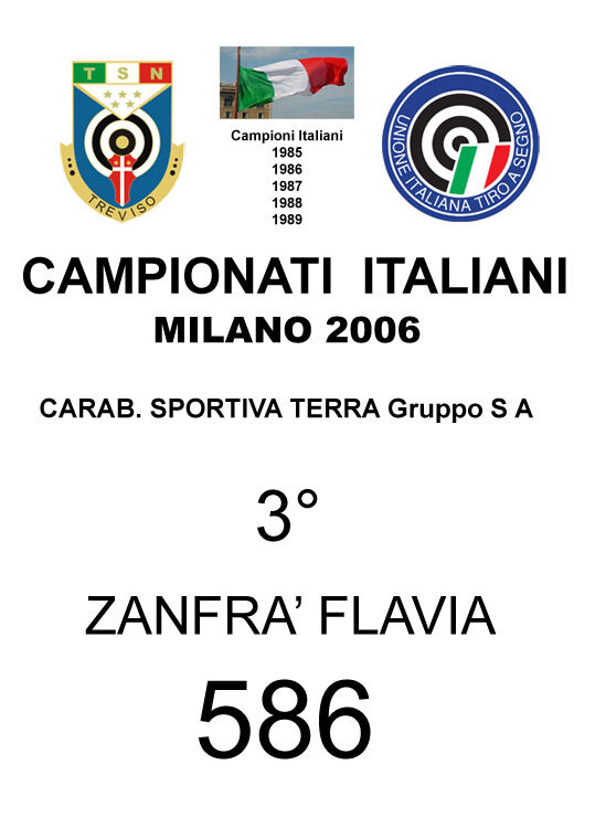 2006 Zanfrà Flavia CST