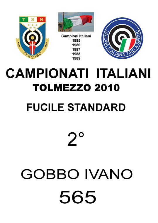 2010 Gobbo Ivano Fucile Standard