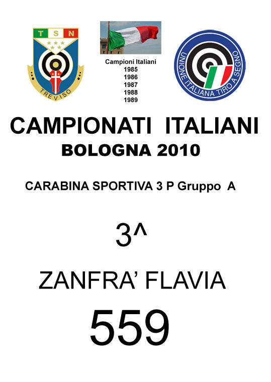 2010 Zanfrà Flavia CS3P