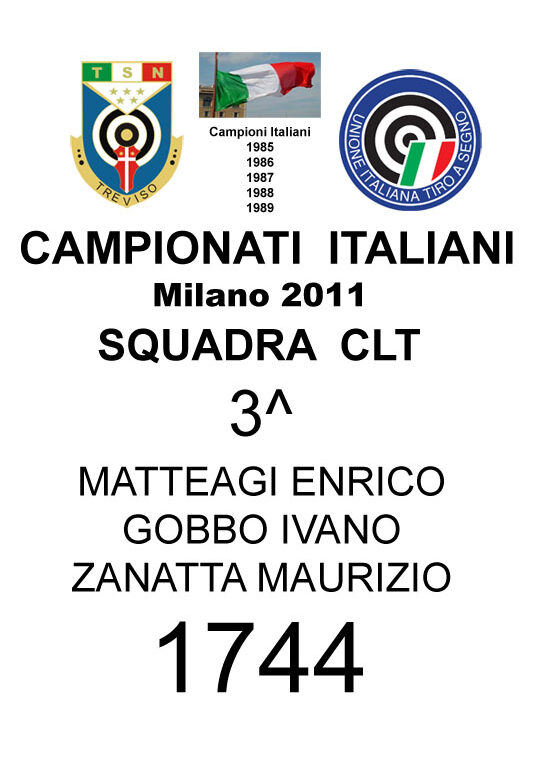 2011 Squadra CLT Enrico Ivano Maurizio