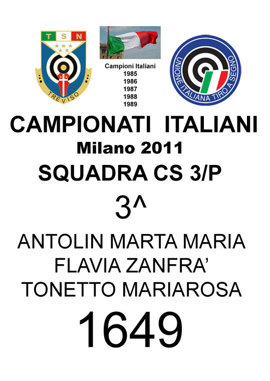 2011 Squadra cs3p    Marta Flavia Mariarosa