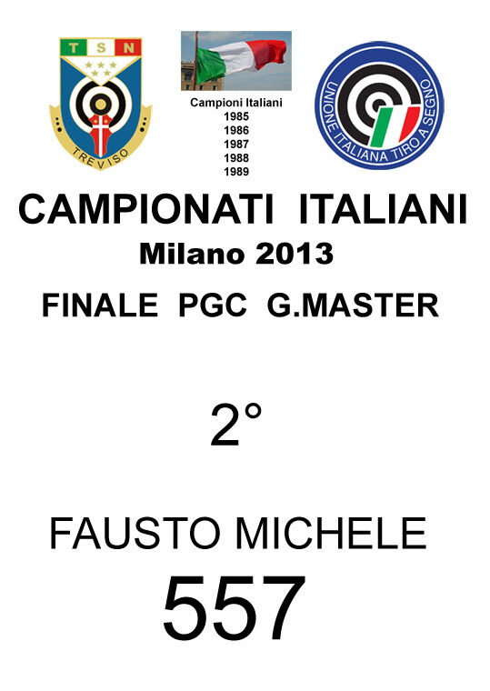 2013 Fausto Michele PGC