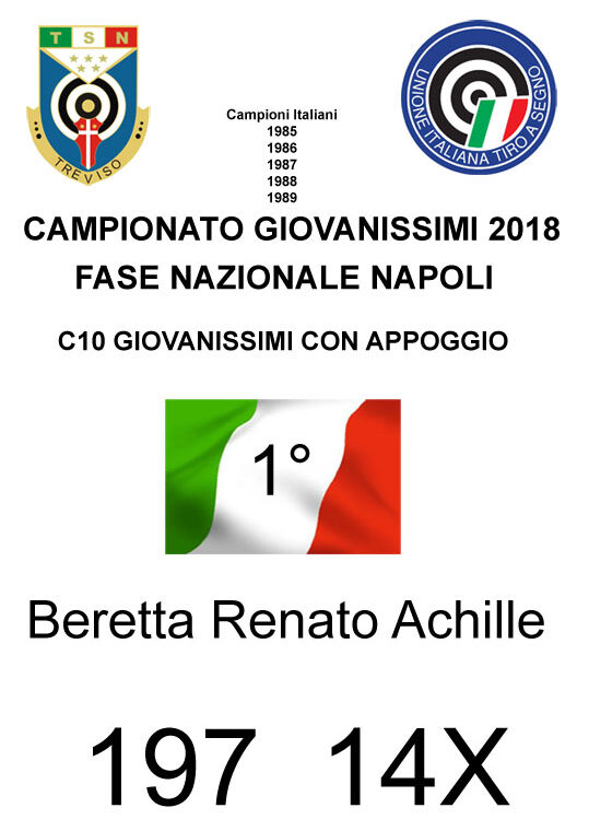 1 Campione italiano 2018 Beretta Achille